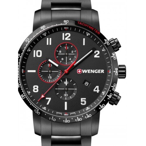 Мъжки часовник WENGER Attitude Chrono 01.1543.115 Мъжки часовник WENGER Attitude Chrono 01.1543.115