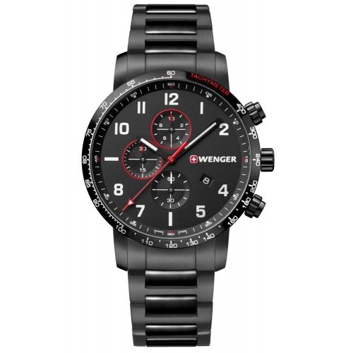 Мъжки часовник WENGER Attitude Chrono 01.1543.115 Мъжки часовник WENGER Attitude Chrono 01.1543.115