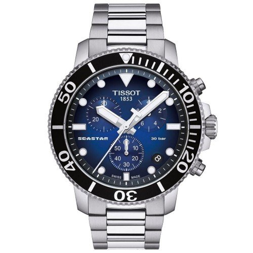 Мъжки швейцарски часовник TISSOT Seastar 1000 Quartz Chronograph T120.417.11.041.01 Мъжки швейцарски часовник TISSOT Seastar 1000 Quartz Chronograph T120.417.11.041.01